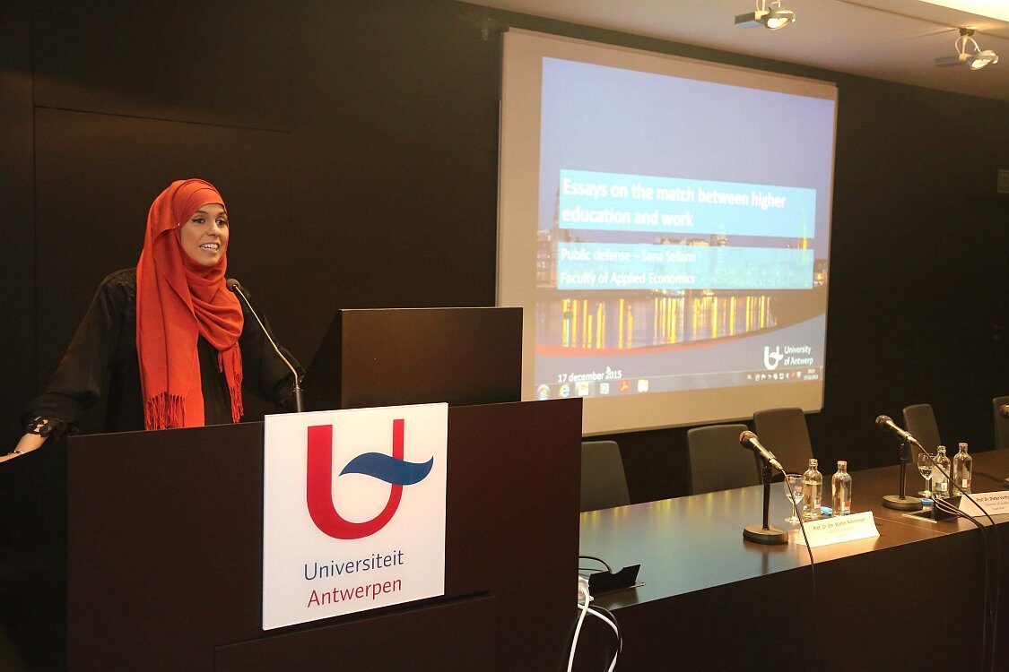 Sana Sellami, PhD-verdediging Universiteit Antwerpen, 2015